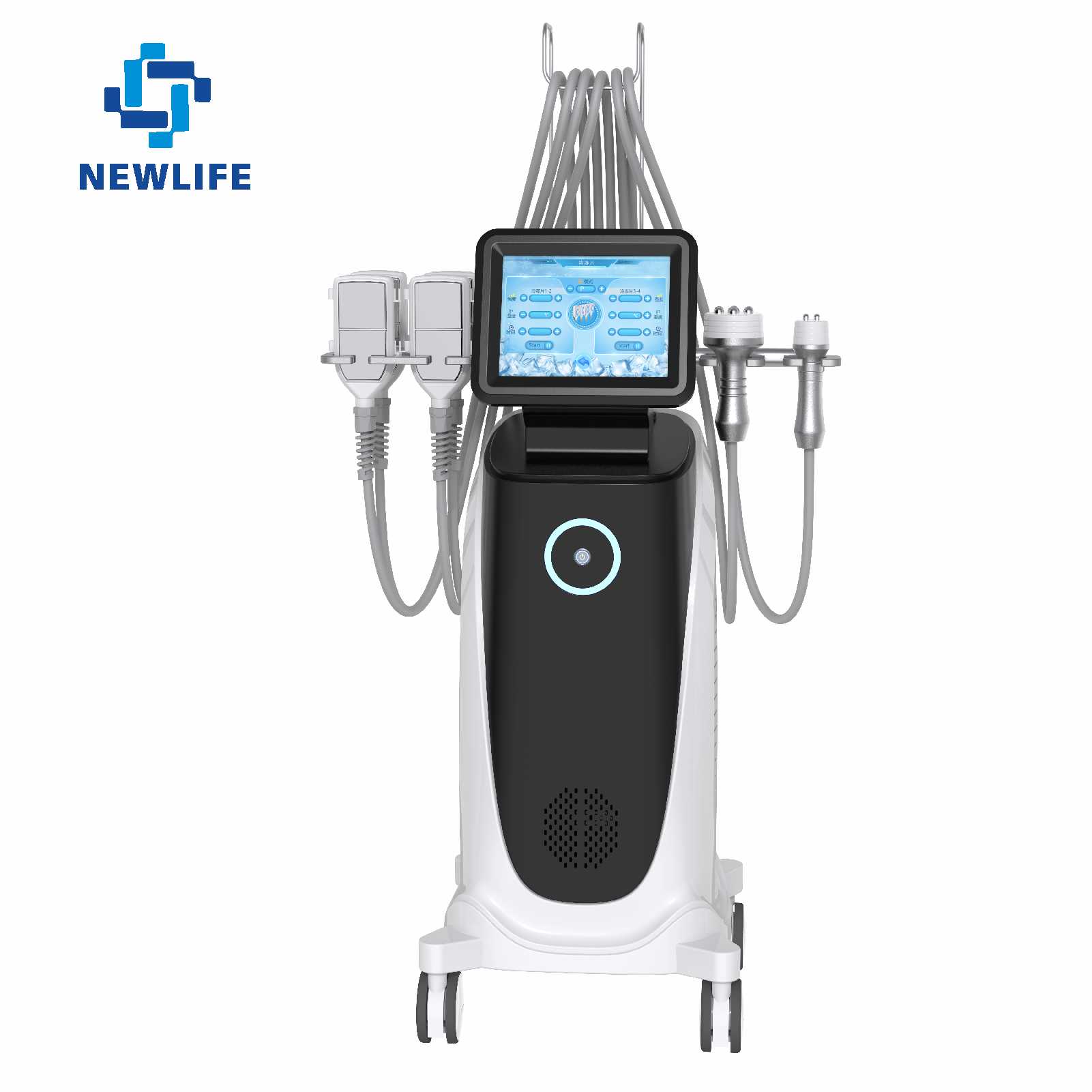 Cool & EMS RF Body Shaping Machine | Non-Invasive Cool Lipolysis Muscle Toning Skin Tightening Salon Beauty Device