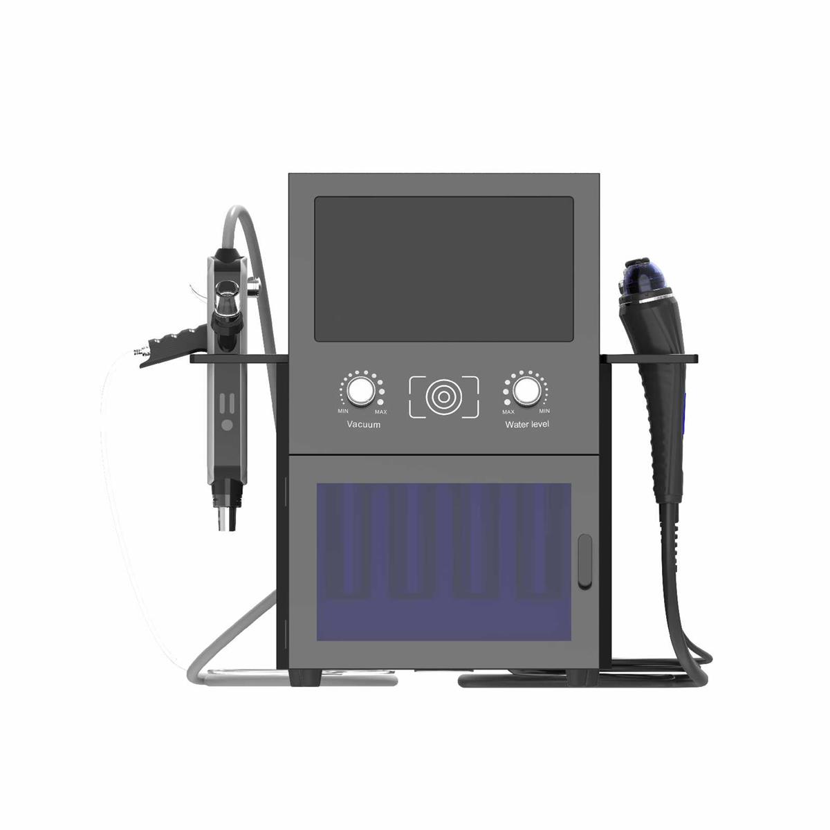 5‑in‑1 Rotating Hydro Dermabrasion Skin Management Beauty Machine | Ozone Plasma RF Nano Infusion Salon Facial Equipment